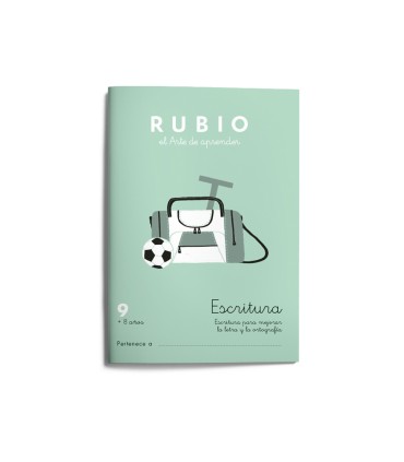 Cuaderno rubio caligrafia nº 9